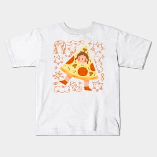 Pizza girl Kids T-Shirt